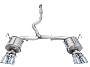 Subaru WRX Performance Exhaust - AWE Tuning - Cat-Back Touring - Chrome Silver - `22-`27